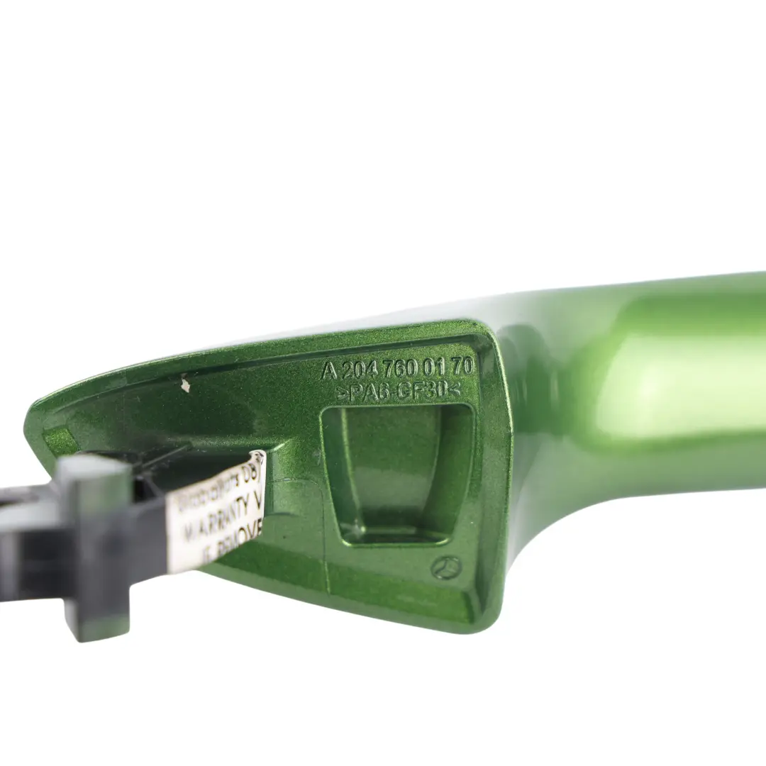 Grab Handle Rear Left Door Elbaite Green Metallic 175 to Mercedes W176 W204 with Part number A2047600170 Mercedes W176 W204 Grab Handle Rear Left Door Elbaite Green Metallic 175 - SKU A2047600170-ELBA - Part number A2047600170