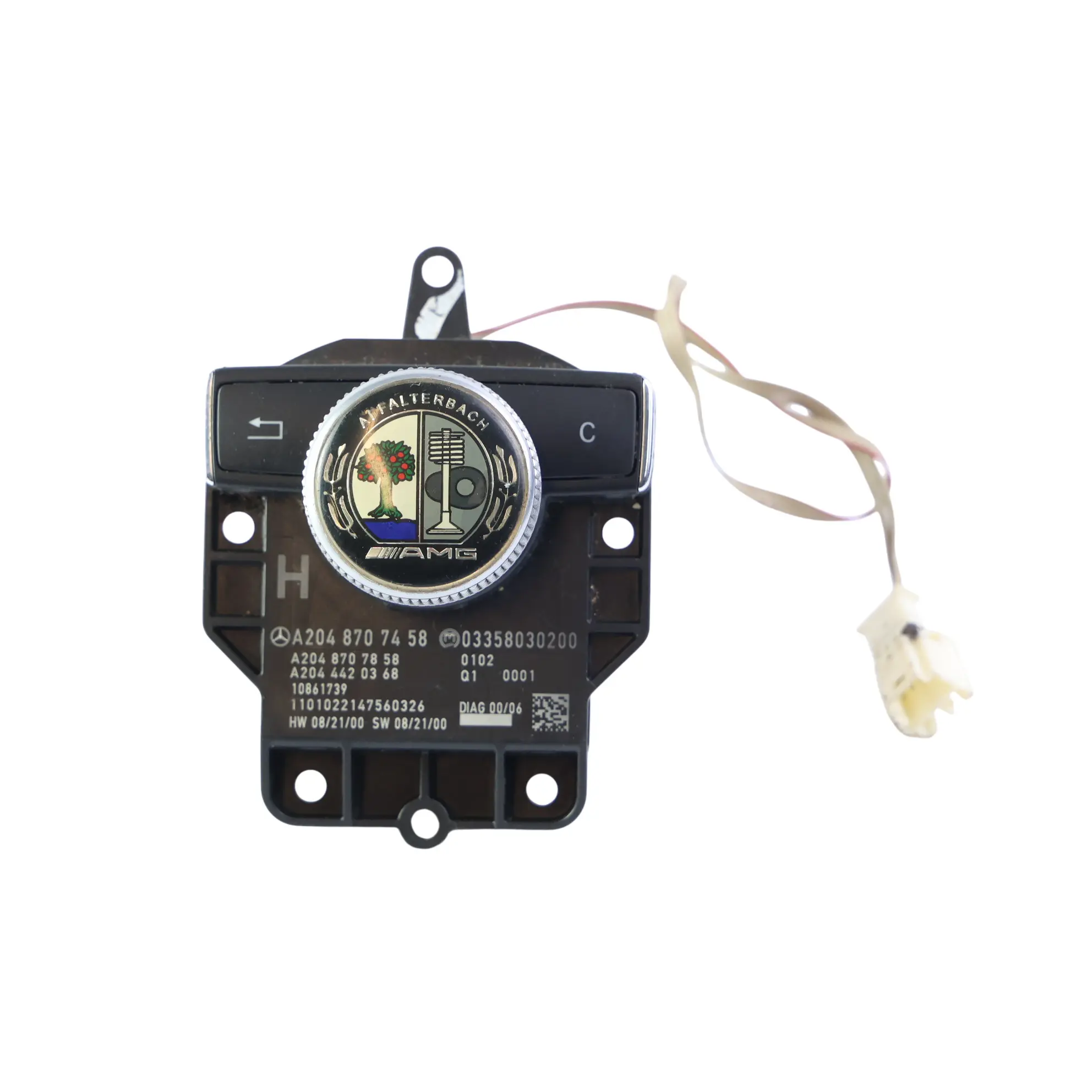 Mercedes W204 Navigations Schalter Bedienfeld Taste A2048707458