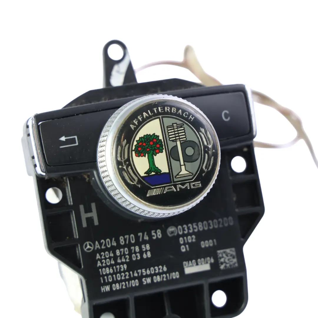 Mercedes W204 Navigations Schalter Bedienfeld Taste - SKU A2048707458-2 - Teilenummer A2048707458