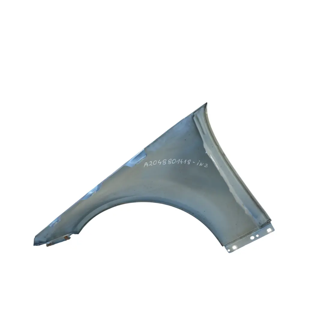 Mercedes W204 Delantero Derecho Panel Lateral Guardabarros Indigolite Azul - 230 - SKU A2048801418-INB - Número de pieza A2048801418