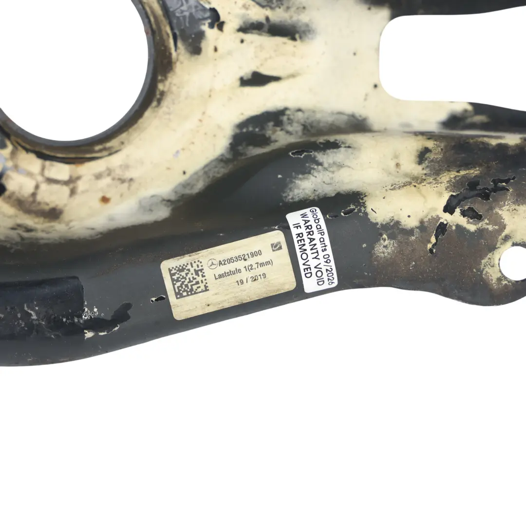 Right Lower Wishbone Control Arm to Mercedes W205 Rear with Part number A2053521900 Mercedes W205 Rear Right Lower Wishbone Control Arm - SKU A2053521900 - Part number A2053521900