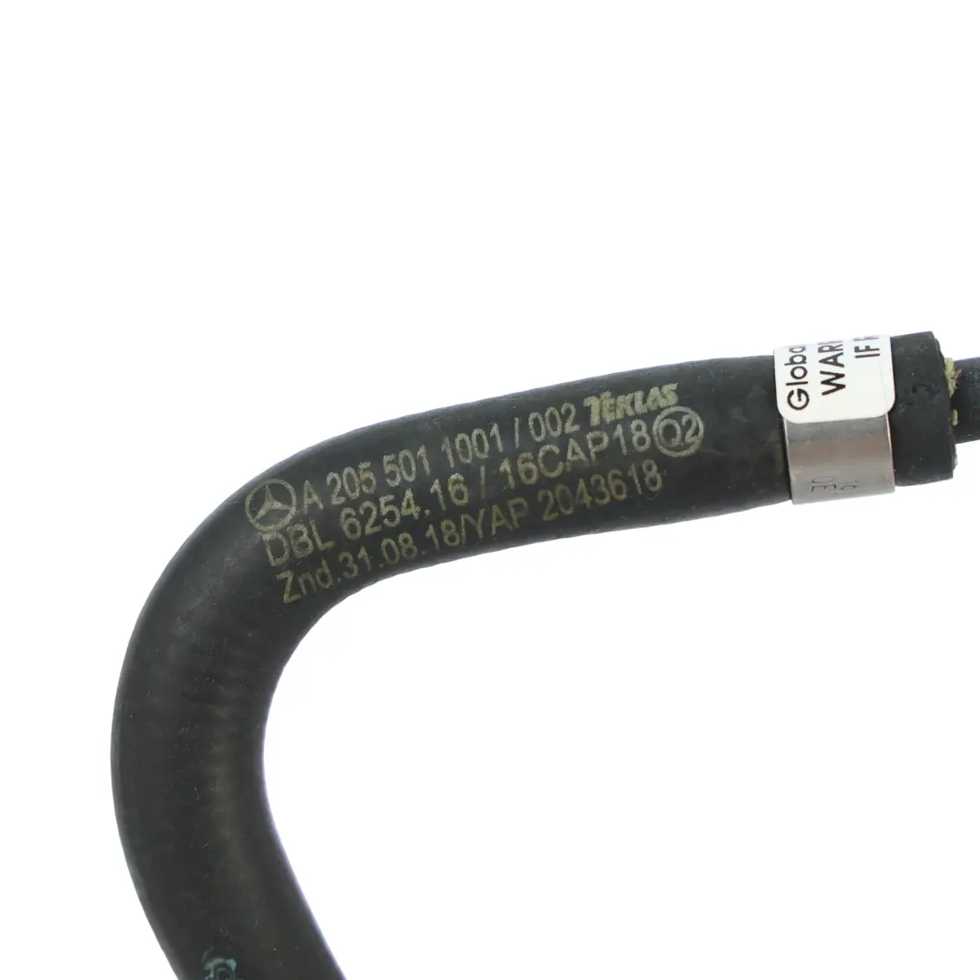 Mercedes C205 Kühler Entlüftungsschlauch Rohr Benzin - SKU A2055011001-1 - Teilenummer A2055011001