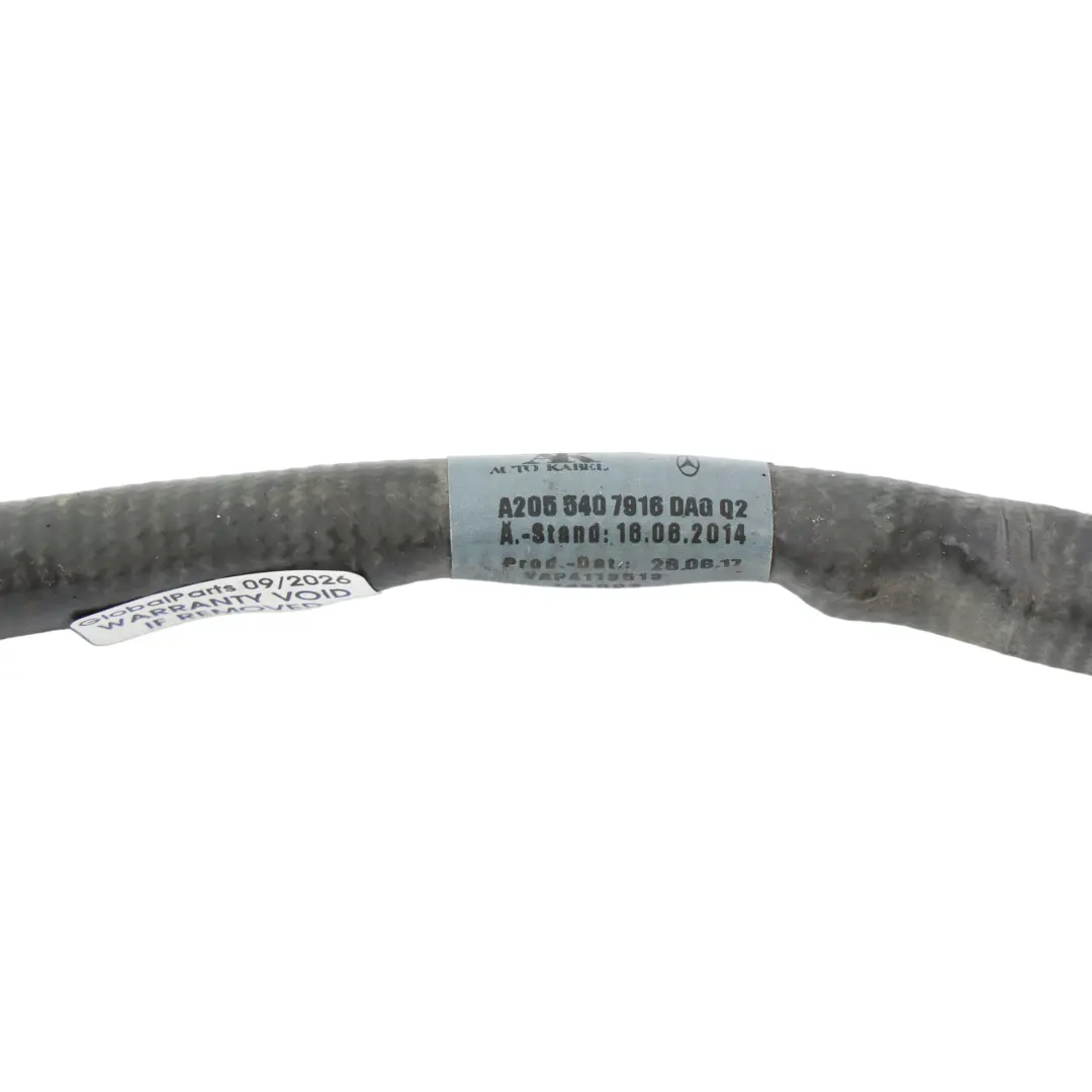 Ground Earth Cable Wire 3.0 Petrol C43 to Mercedes W205 Battery with Part number A2055407916 Mercedes W205 Battery Ground Earth Cable Wire 3.0 Petrol C43 - SKU A2055407916 - Part number A2055407916