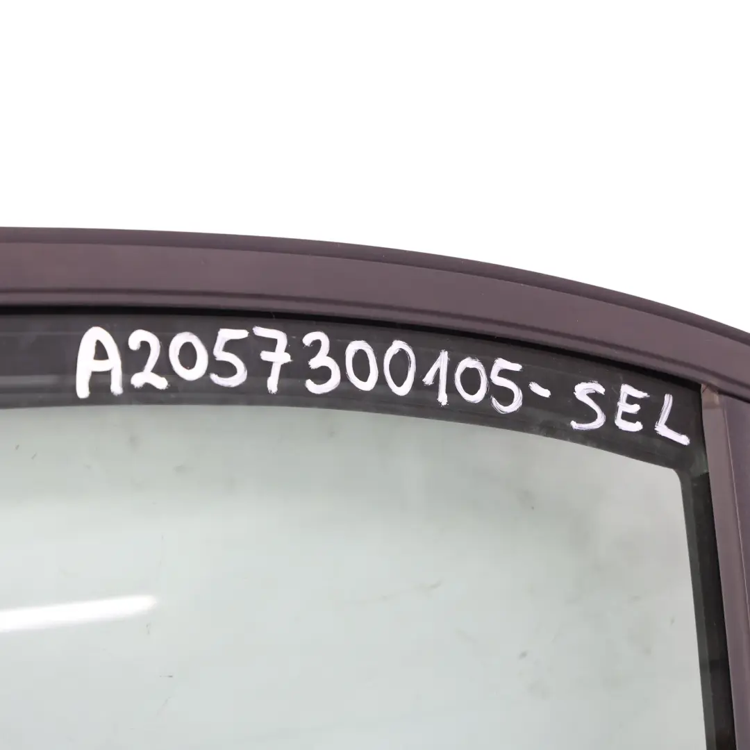Mercedes W205 Door Rear Left N/S Selenite Grey Metallic - 992 - SKU A2057300105-SEL - Part number A2057300105