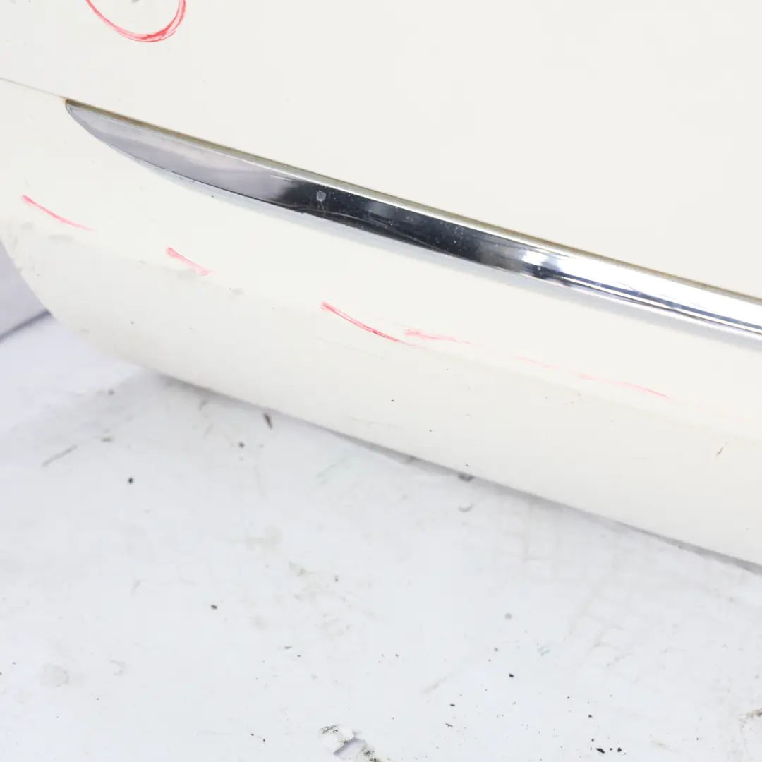 Mercedes W205 Rear Bumper Polar White - 149 - SKU A2058806400-POL - Part number A2058806400