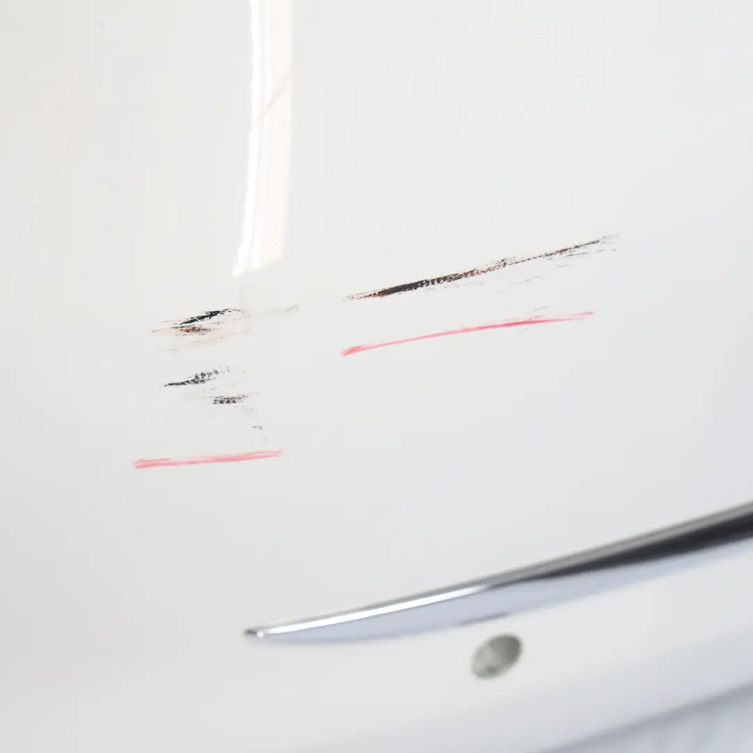 Mercedes W205 Rear Bumper Polar White - 149 - SKU A2058806400-POL - Part number A2058806400