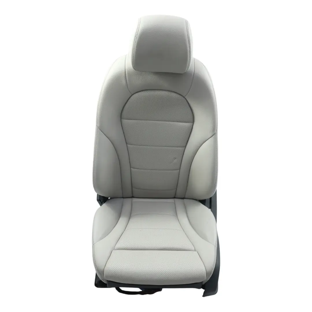 Mercedes W205 Front Seat Heated Left N/S Imitation Leather Grey - SKU A2059101147-13 - Part number A2059101147