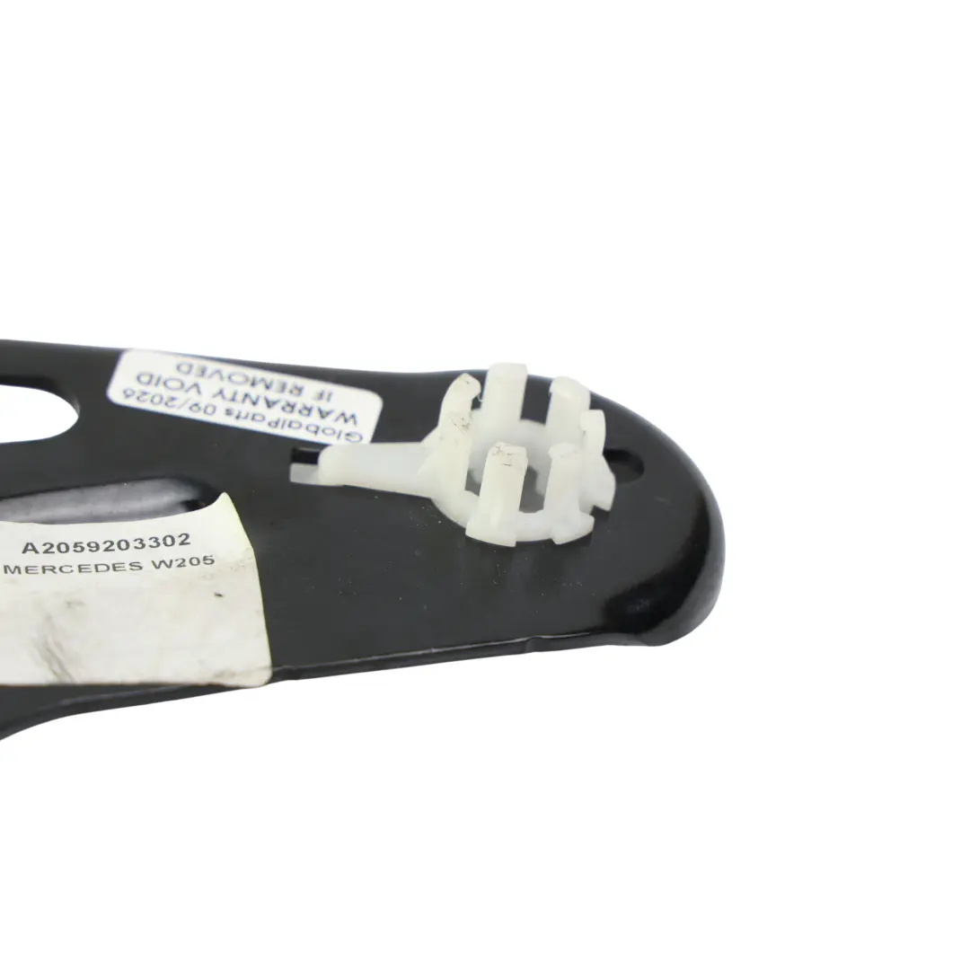 Folding Seat Backrest Mount Support Holder to Mercedes W205 Rear with Part number A2059203302 Mercedes W205 Rear Folding Seat Backrest Mount Support Holder - SKU A2059203302 - Part number A2059203302