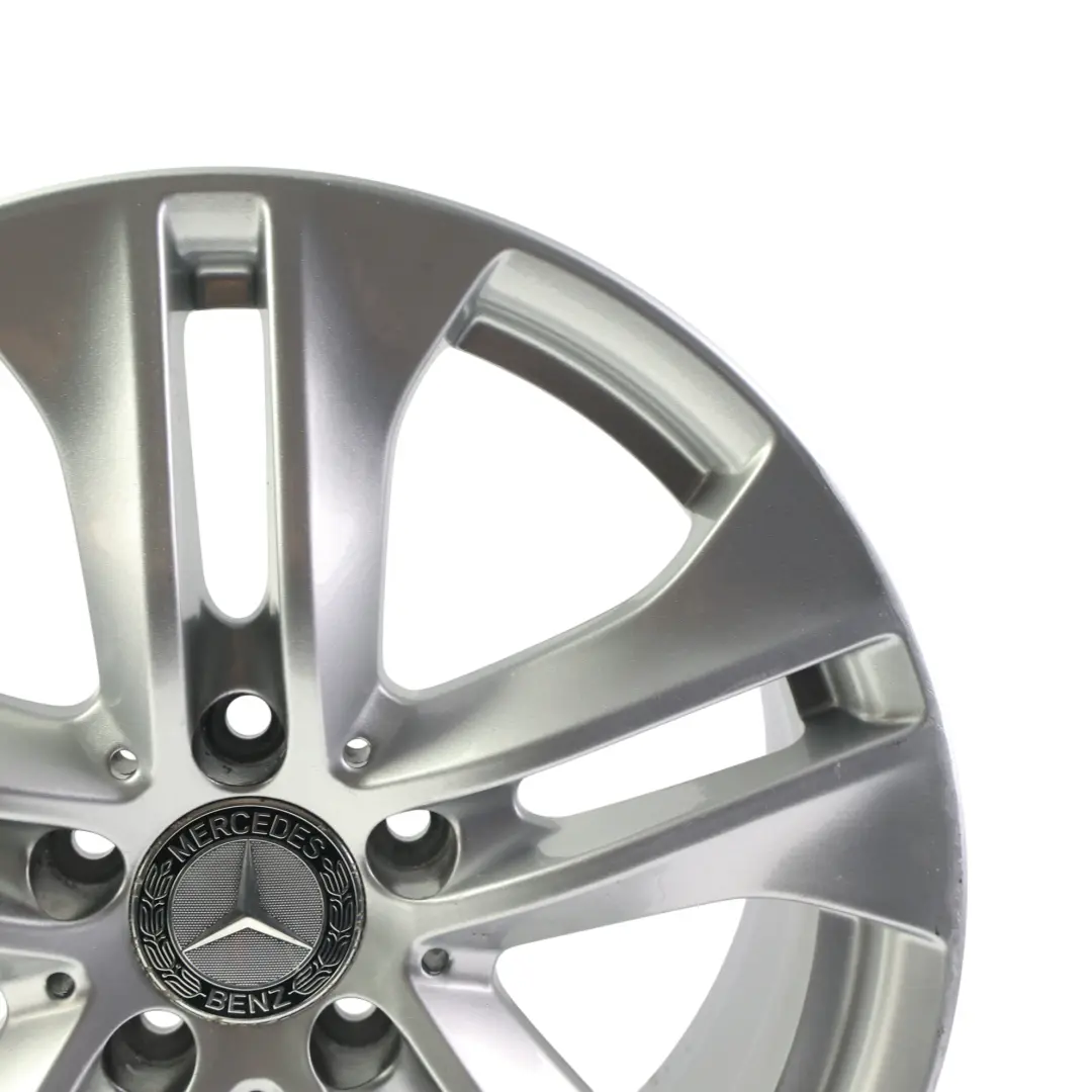 Felga 17" 5 Podwójnych Szprych 7,5J ET45 Srebrna do Mercedes C207 o numerze A2074010602 Mercedes C207 Felga 17" 5 Podwójnych Szprych 7,5J ET45 Srebrna - SKU A2074010602-3 - Numer Części A2074010602