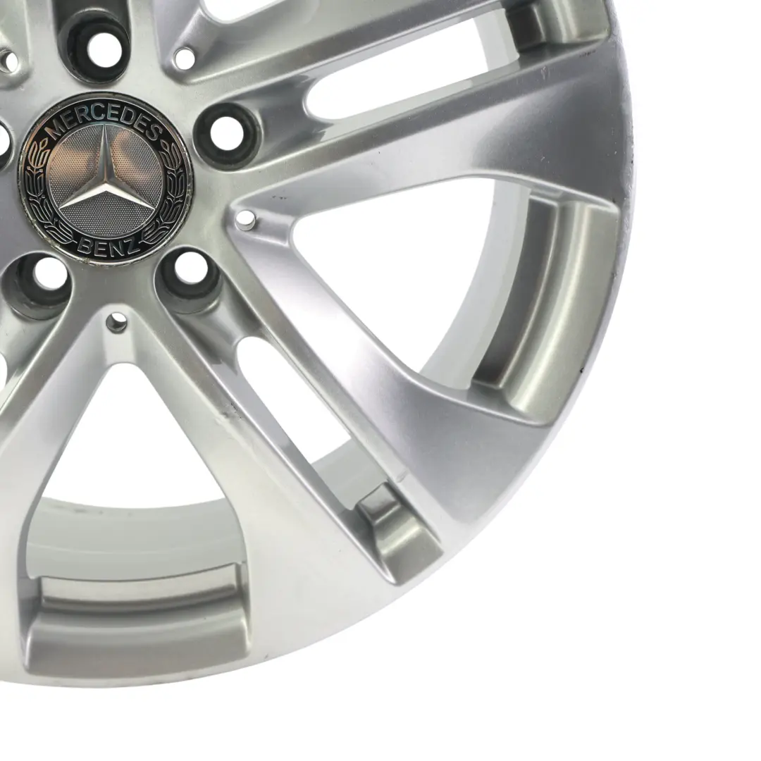 Mercedes C207 Felga 17" 5 Podwójnych Szprych 7,5J ET45 Srebrna - SKU A2074010602-3 - Numer Części A2074010602