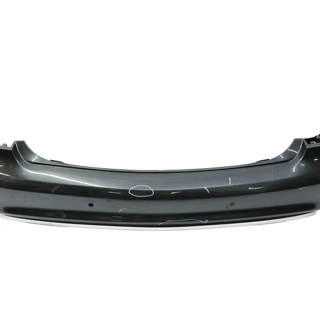 W207 Rear Bumper AMG Sport Tenorite Grey Metallic - 755 to Mercedes with Part number A2078858125 Mercedes W207 Rear Bumper AMG Sport Tenorite Grey Metallic - 755 - SKU A2078858125-TNG - Part number A2078858125