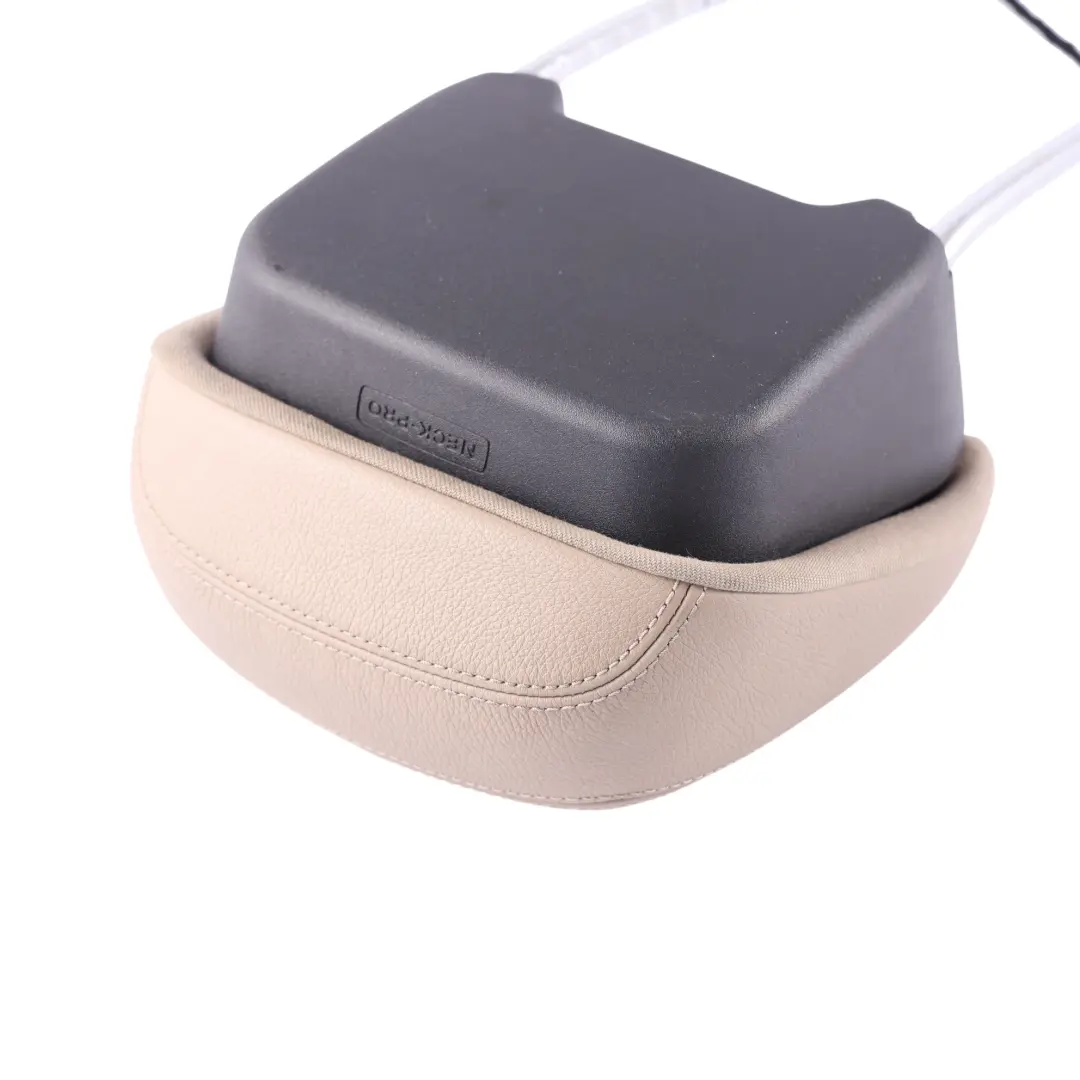 Headrest Heated Front Left Right Convertible Beige Leather to Mercedes A207 Seat with Part number A2079701050 Mercedes A207 Seat Headrest Heated Front Left Right Convertible Beige Leather - SKU A2079701050-3 - Part number A2079701050