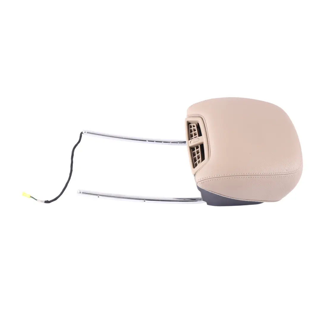Headrest Heated Front Left Right Convertible Beige Leather to Mercedes A207 Seat with Part number A2079701050 Mercedes A207 Seat Headrest Heated Front Left Right Convertible Beige Leather - SKU A2079701050-3 - Part number A2079701050