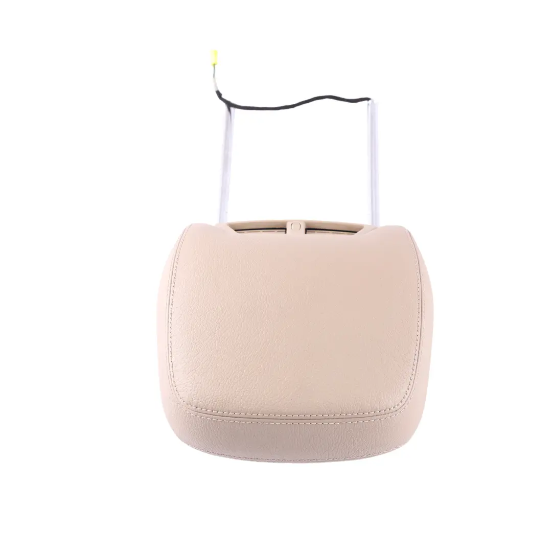Headrest Heated Front Left Right Convertible Beige Leather to Mercedes A207 Seat with Part number A2079701050 Mercedes A207 Seat Headrest Heated Front Left Right Convertible Beige Leather - SKU A2079701050-3 - Part number A2079701050