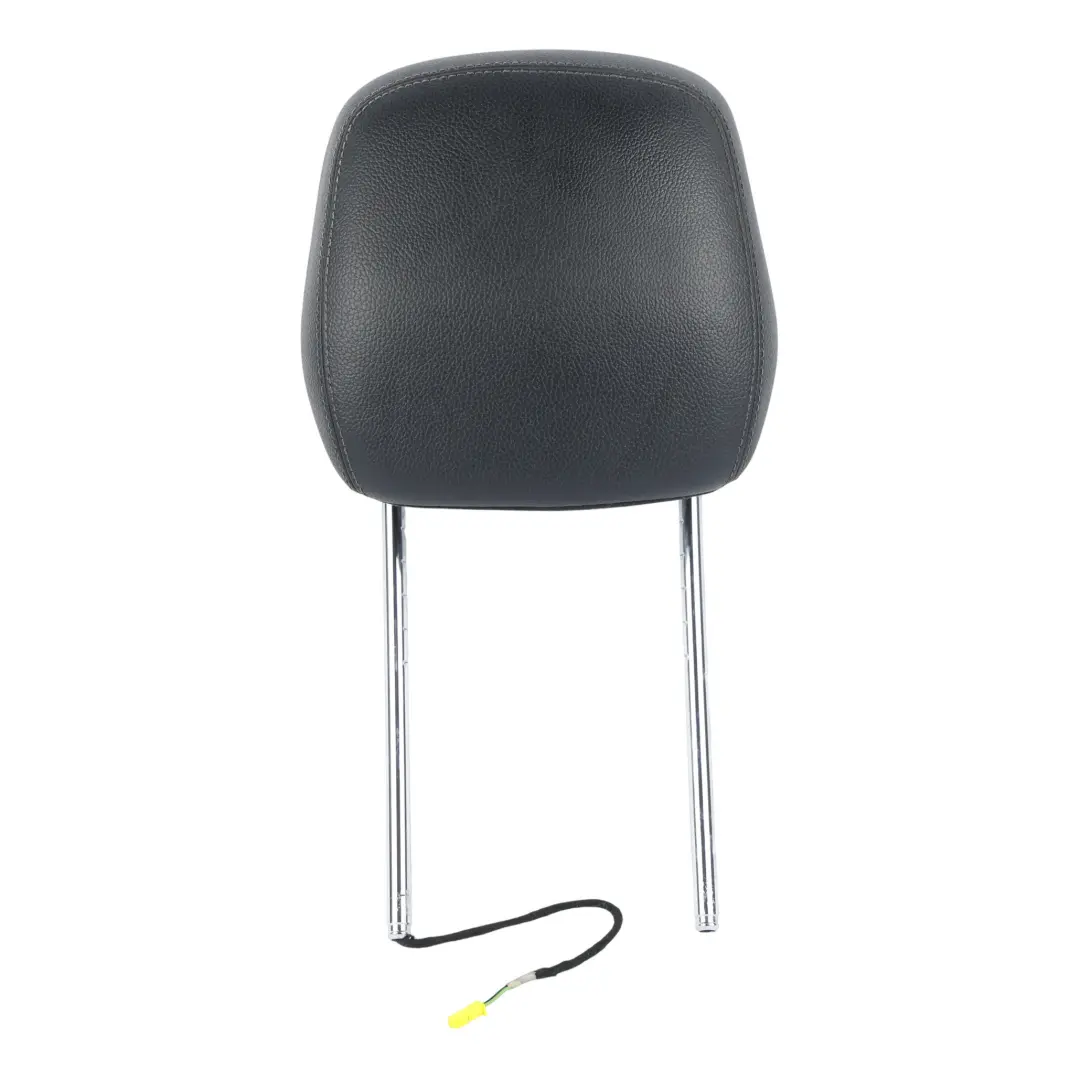 Mercedes W204 Front Seat Headrest Head Rest Left N/S Leather Black - SKU A2079709650 - Part number A2079709650