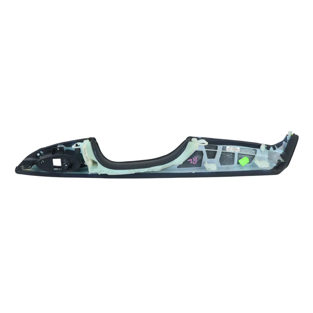 Mercedes W211 Door Panel Arm Rest Cover Black Leather Left N/S - SKU A2117300328 - Part number A2117300328