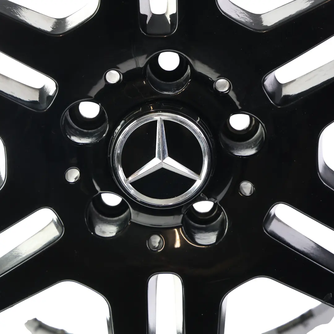 Mercedes W212 Rear Alloy Wheel Rim Black 18" ET:54 9J - SKU A2124012402-7 - Part number A2124012402