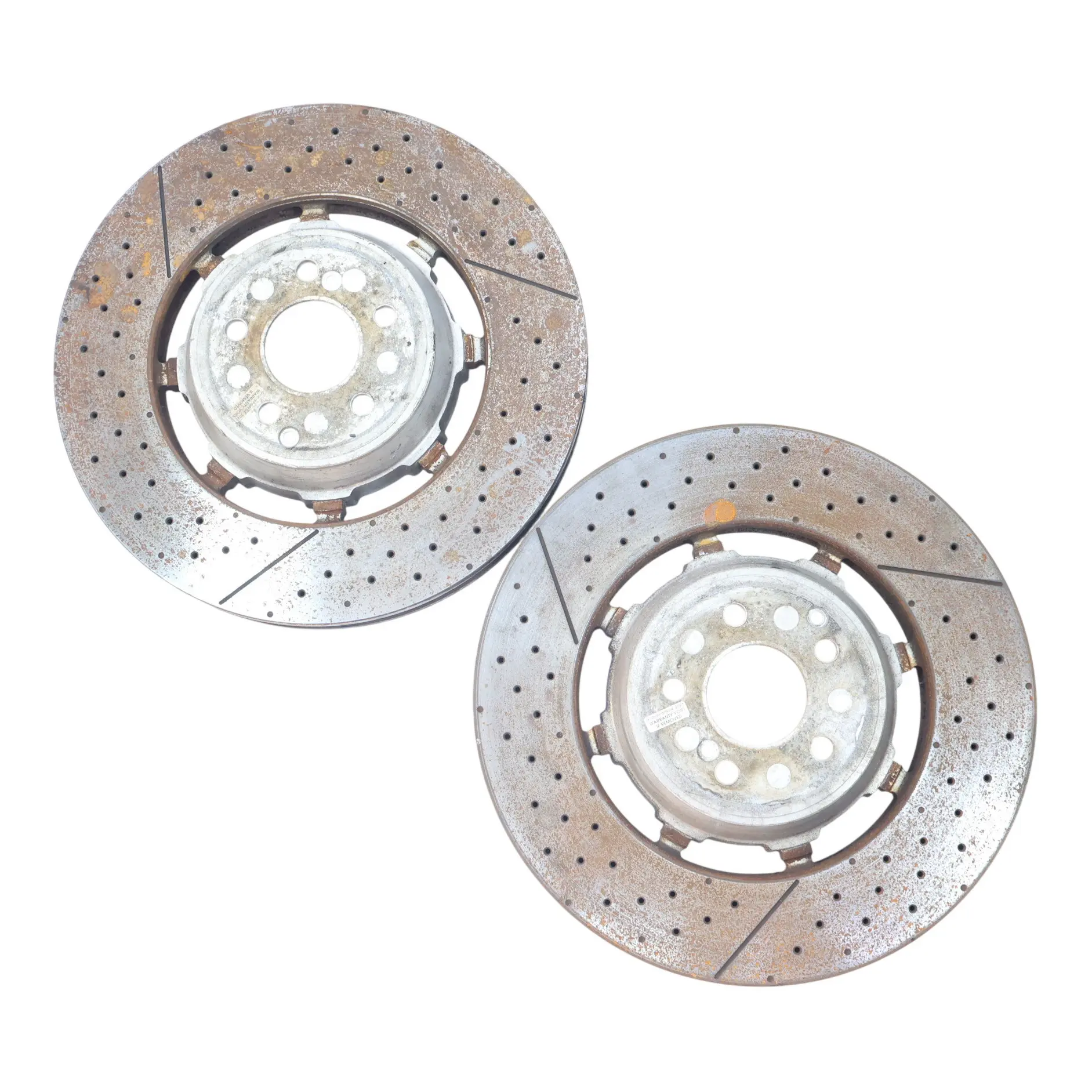 Mercedes C204 C63 AMG Disco Freno Anteriore Ventilato Set X2 Sinistro Destro