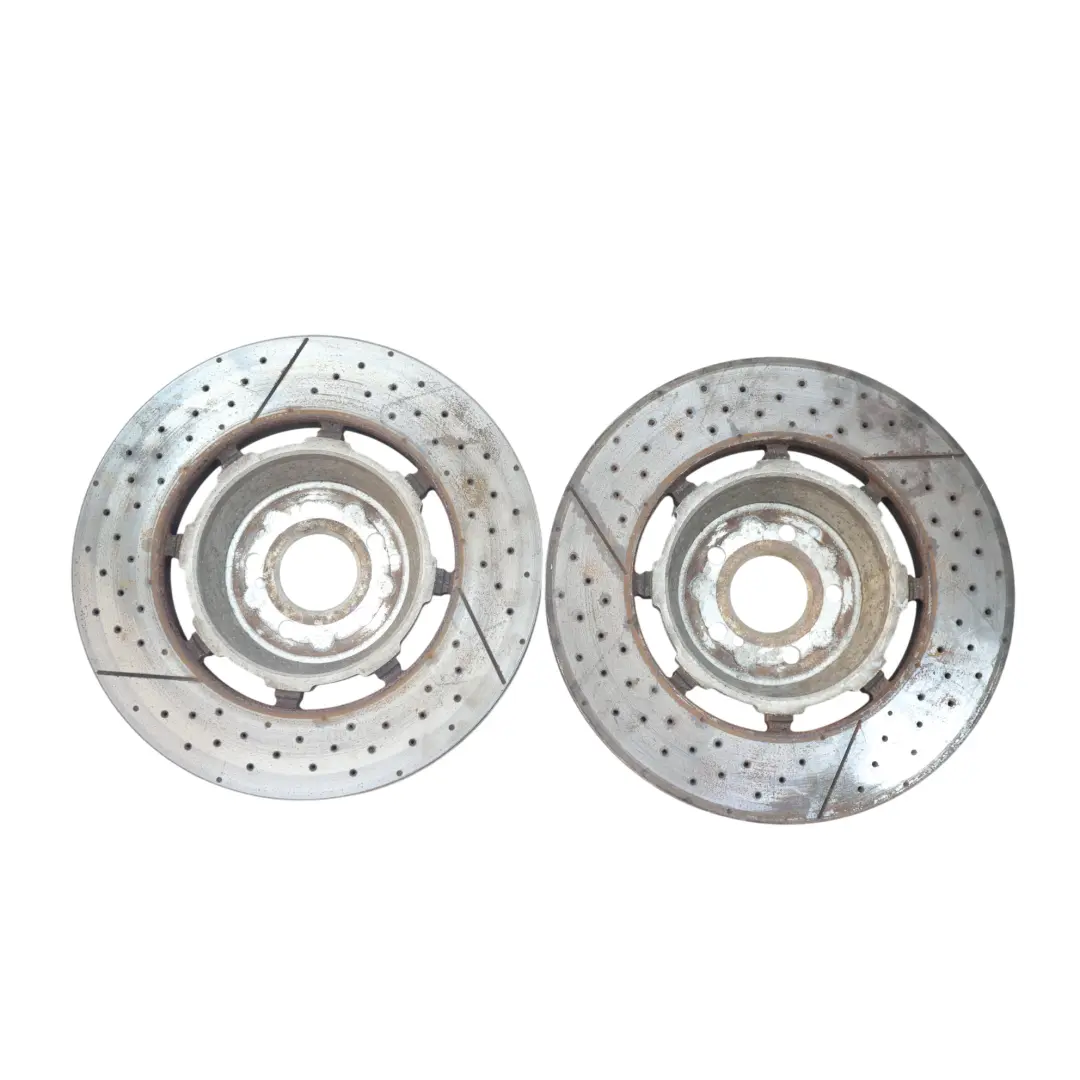 C63 AMG Front Brake Disc Rotor Ventilated Set X2 Left Right N/O/S to Mercedes C204 with Part number A2124210512 Mercedes C204 C63 AMG Front Brake Disc Rotor Ventilated Set X2 Left Right N/O/S - SKU A2124210512-1 - Part number A2124210512