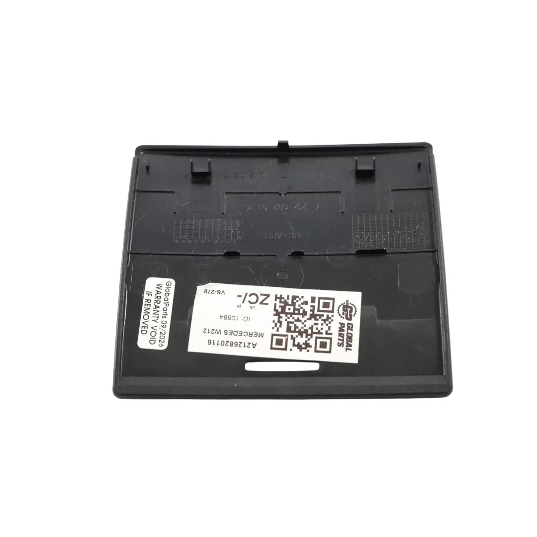 Mercedes W212 S212 Centre Console Ashtray Cover Trim Panel Black - SKU A2126820116 - Part number A2126820116