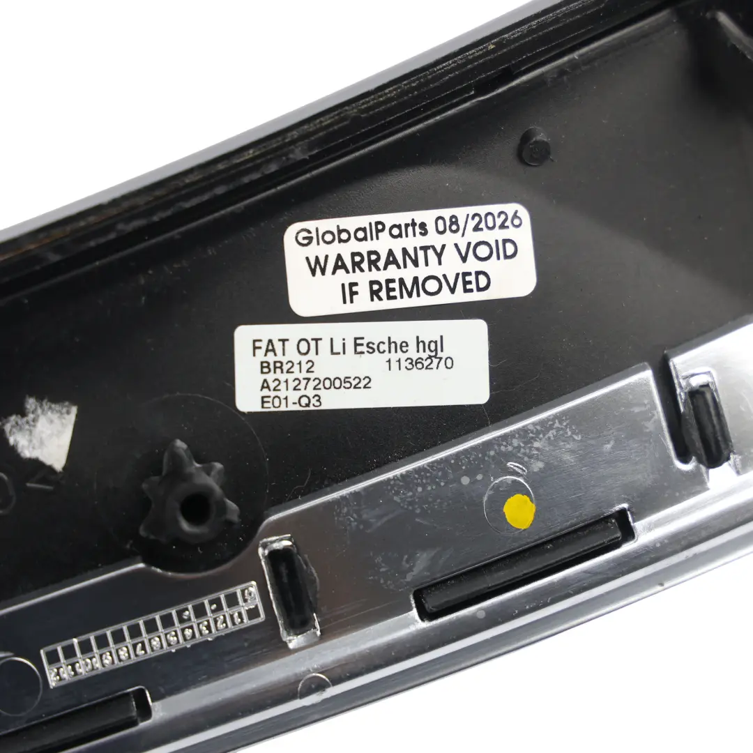 Mercedes W212 Listwa Boczka Lewy Przód Aluminium - SKU A2127200522 - Numer Części A2127200522