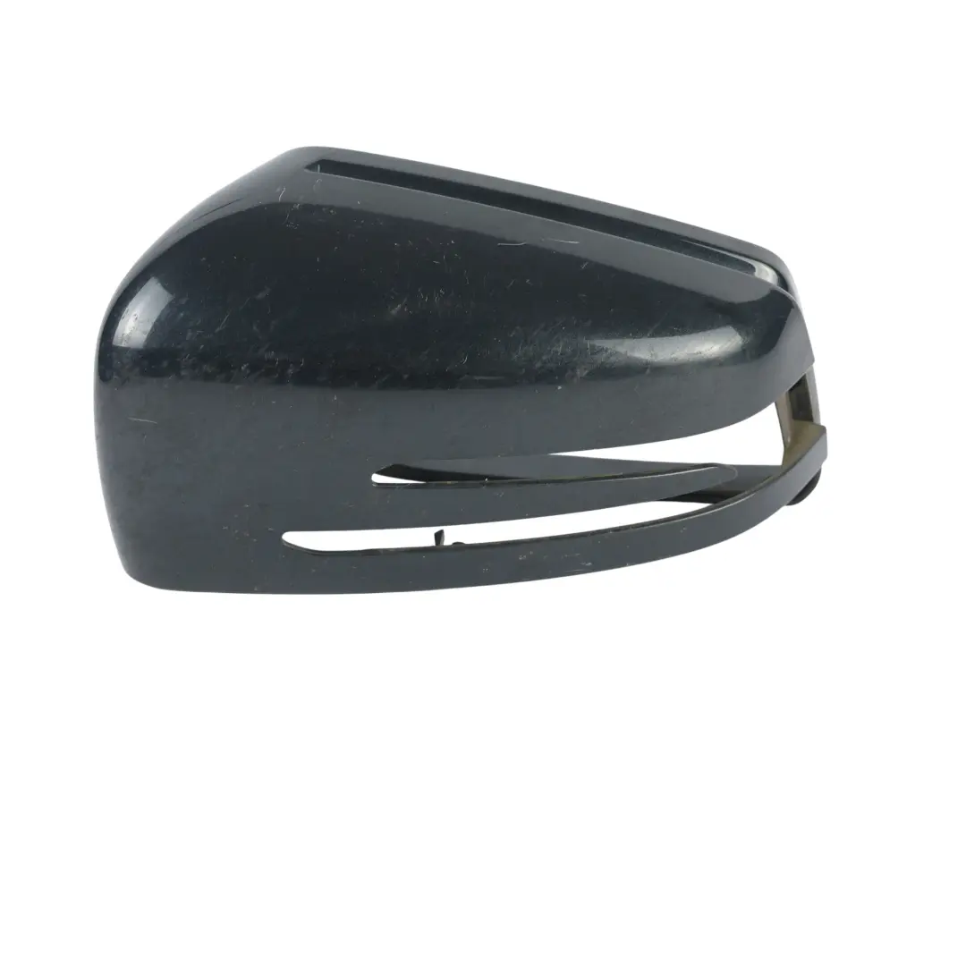 Wing Mirror Cover Cap Casing Left N/S Magnetite Black - 183 to Mercedes W204 with Part number A2128106700 Mercedes W204 Wing Mirror Cover Cap Casing Left N/S Magnetite Black - 183 - SKU A2128106700-MTS - Part number A2128106700