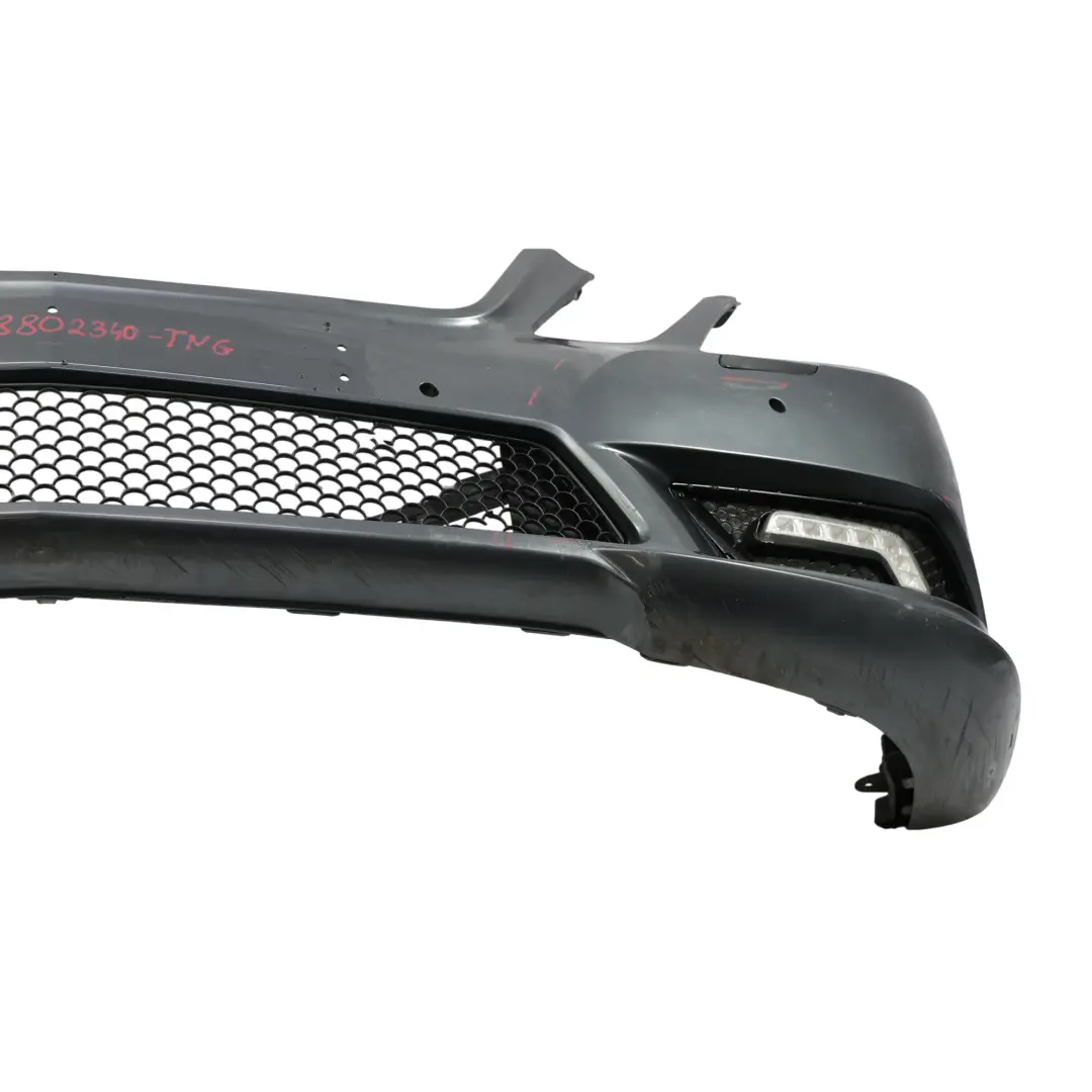 Front Bumper AMG Trim Panel Cover Tenorite Grey Metallic - 755 to Mercedes W212 with Part number A2128802340 Mercedes W212 Front Bumper AMG Trim Panel Cover Tenorite Grey Metallic - 755 - SKU A2128802340-TNG - Part number A2128802340