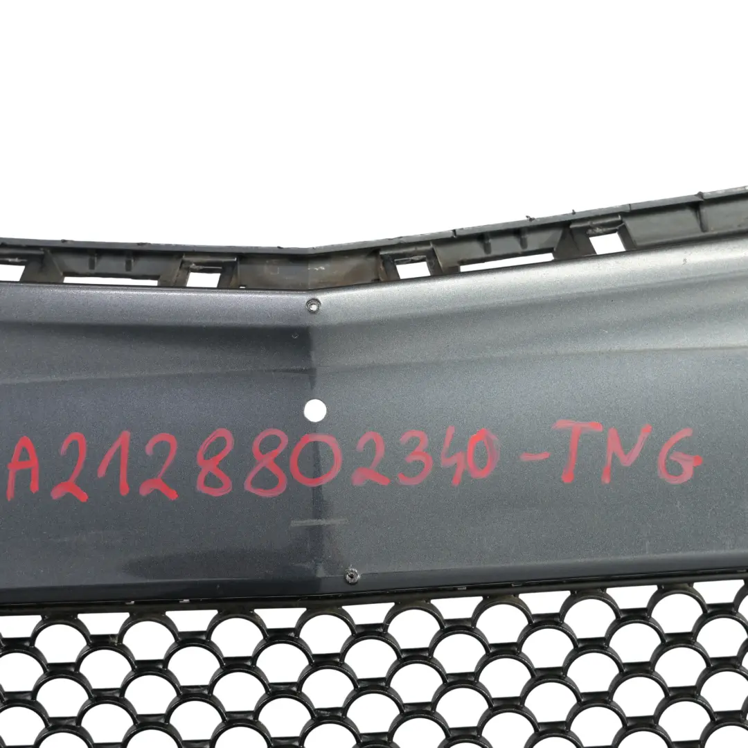 Mercedes W212 Front Bumper AMG Trim Panel Cover Tenorite Grey Metallic - 755 - SKU A2128802340-TNG - Part number A2128802340