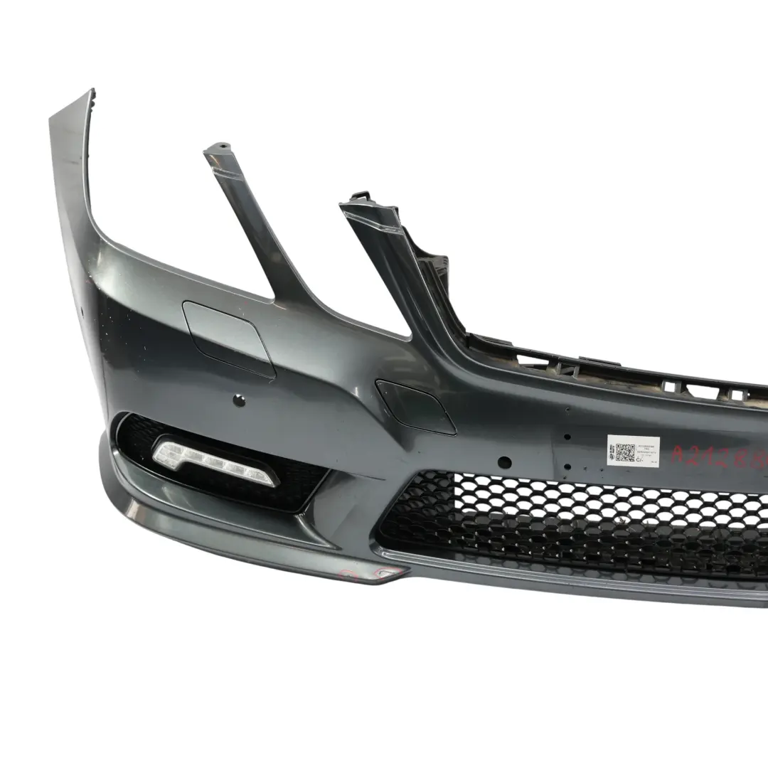 Front Bumper AMG Trim Panel Cover Tenorite Grey Metallic - 755 to Mercedes W212 with Part number A2128802340 Mercedes W212 Front Bumper AMG Trim Panel Cover Tenorite Grey Metallic - 755 - SKU A2128802340-TNG - Part number A2128802340