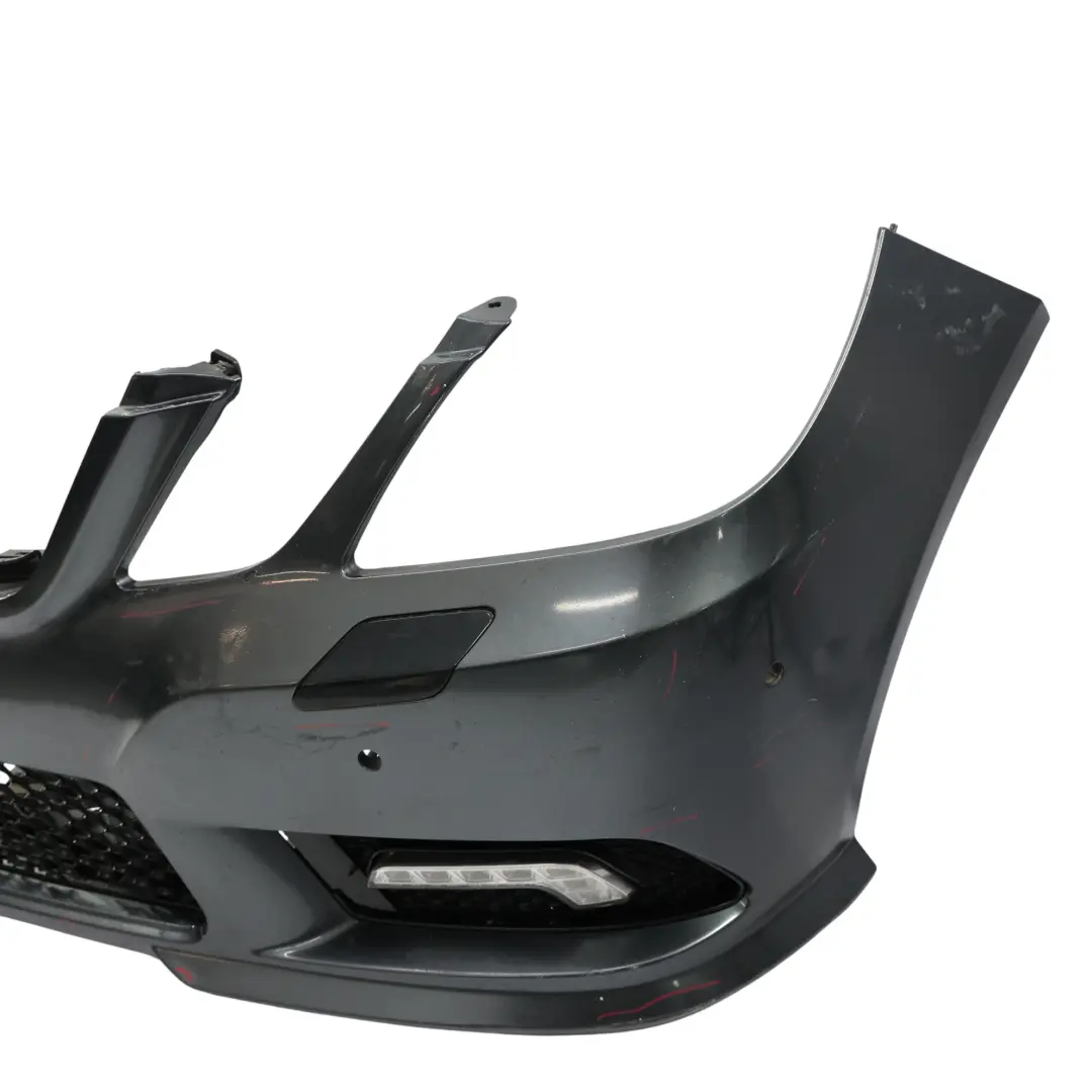 Mercedes W212 Front Bumper AMG Trim Panel Cover Tenorite Grey Metallic - 755 - SKU A2128802340-TNG - Part number A2128802340