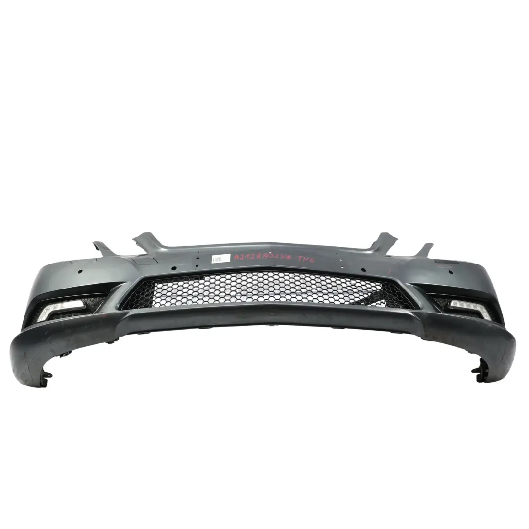 Mercedes W212 Front Bumper AMG Trim Panel Cover Tenorite Grey Metallic - 755 - SKU A2128802340-TNG - Part number A2128802340