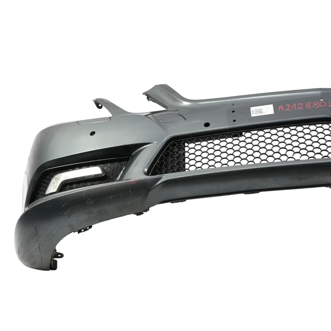 Mercedes W212 Front Bumper AMG Trim Panel Cover Tenorite Grey Metallic - 755 - SKU A2128802340-TNG - Part number A2128802340