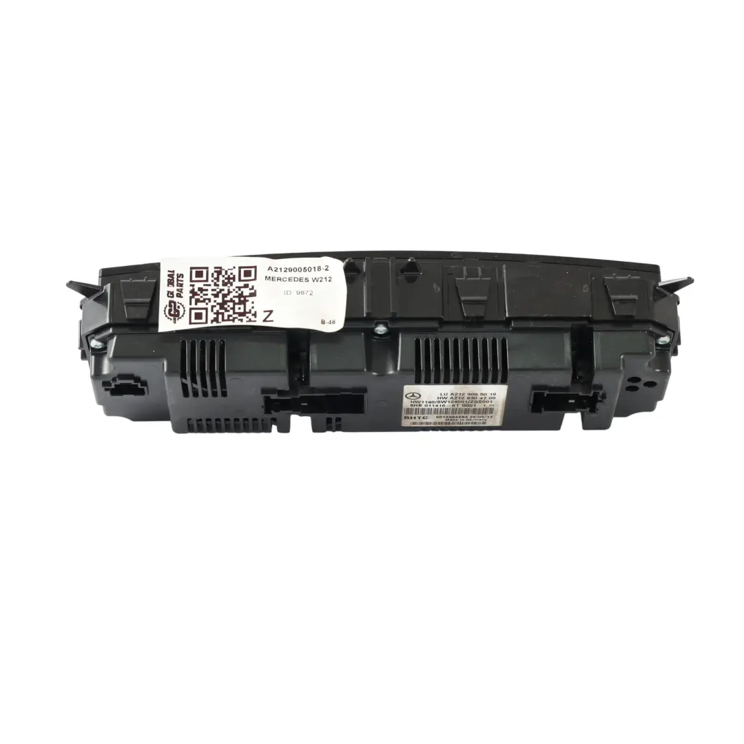  Climate Heater Control Mercedes C207 W212 Switch Panel Unit - SKU A2129005018-2 - Part number A2129005018