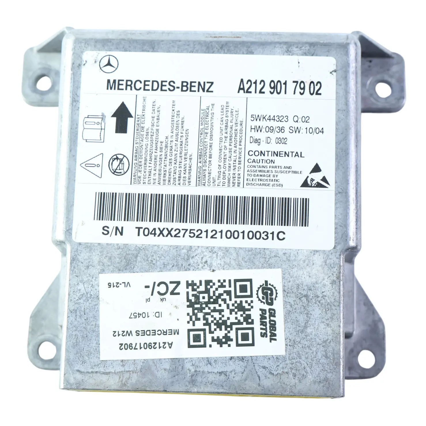 Mercedes W212 CLS C218 Luftmodul Steuergerät ECU A2129017902