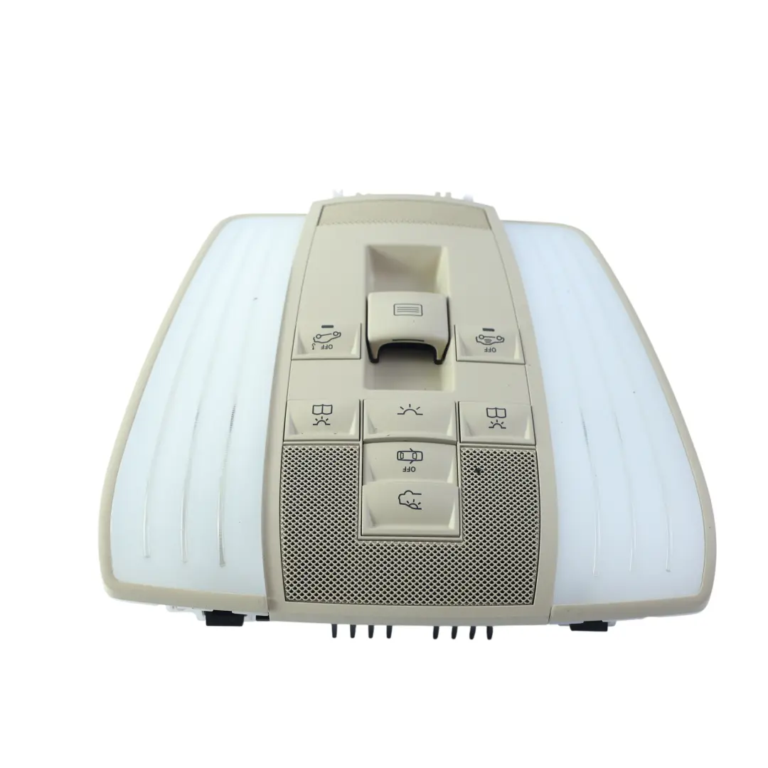 Roof Interior Light Switch Panel Courtesy Lamp Beige to Mercedes W212 with Part number A2129060900 Mercedes W212 Roof Interior Light Switch Panel Courtesy Lamp Beige - SKU A2129060900 - Part number A2129060900