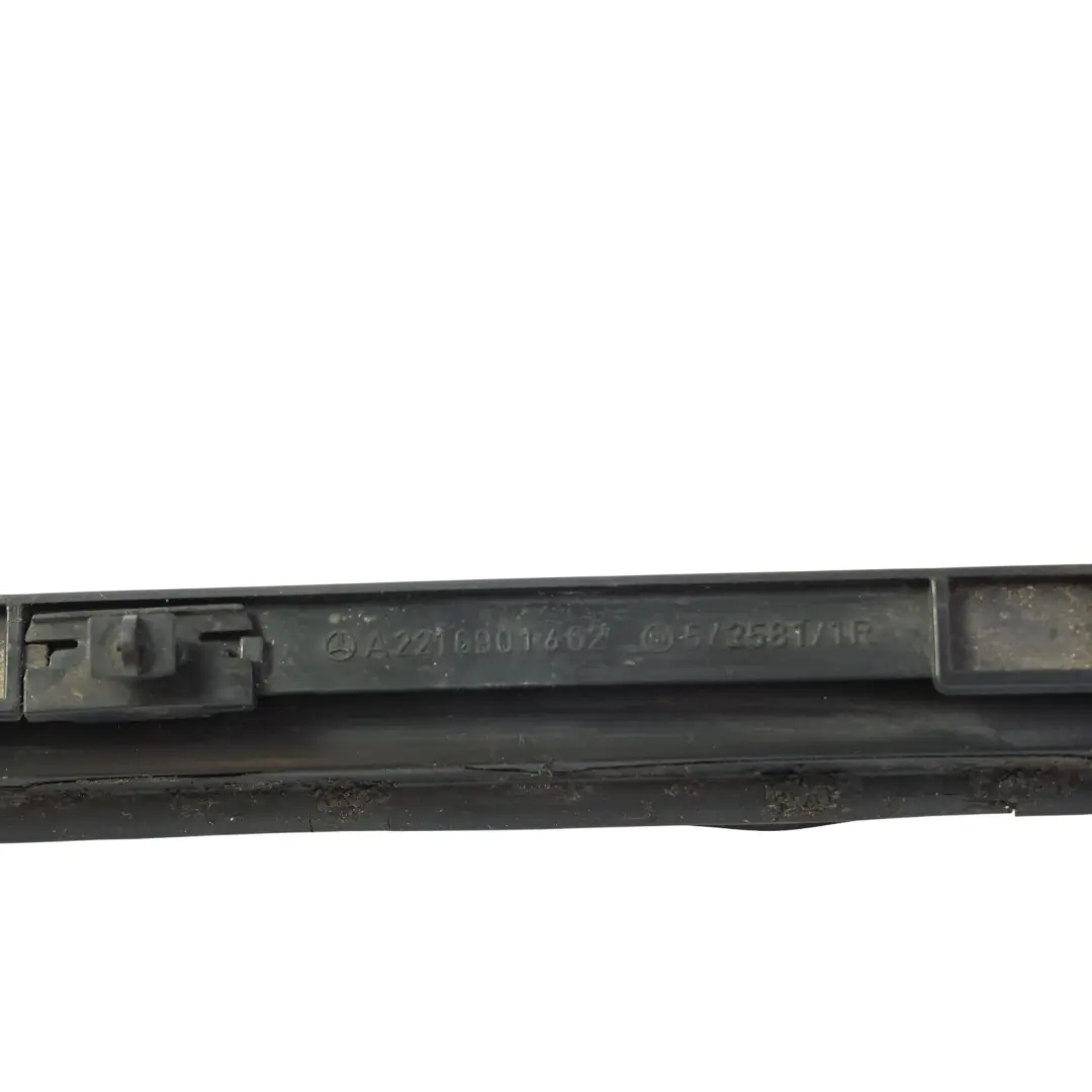 Door Trim Panel Strip Bottom Right O/S to Mercedes W221 Rear with Part number A2216901662 Mercedes W221 Rear Door Trim Panel Strip Bottom Right O/S - SKU A2216901662 - Part number A2216901662