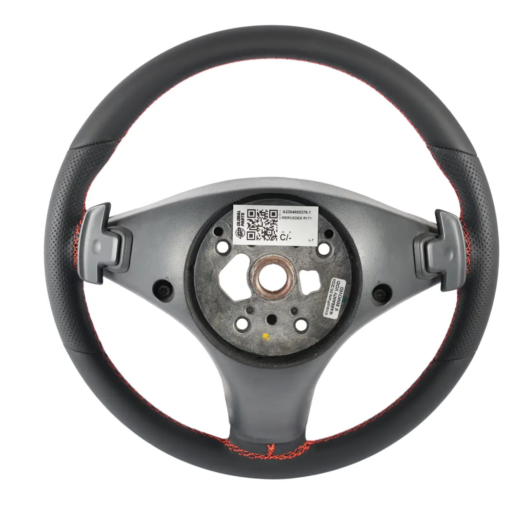 Nero Pelle Cambio al Volante per Mercedes SLK R171 Volante con numero di parte A2304600376 Mercedes SLK R171 Volante Nero Pelle Cambio al Volante - SKU A2304600376-1 - Numero di parte A2304600376