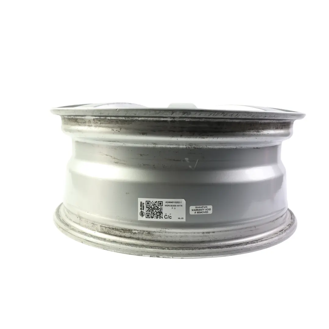 10-Spoke Alloy Wheel Rim 16" ET:49 6,5J to Mercedes W176 W246 Silver with Part number A2464010202 Mercedes W176 W246 Silver 10-Spoke Alloy Wheel Rim 16" ET:49 6,5J - SKU A2464010202-1 - Part number A2464010202