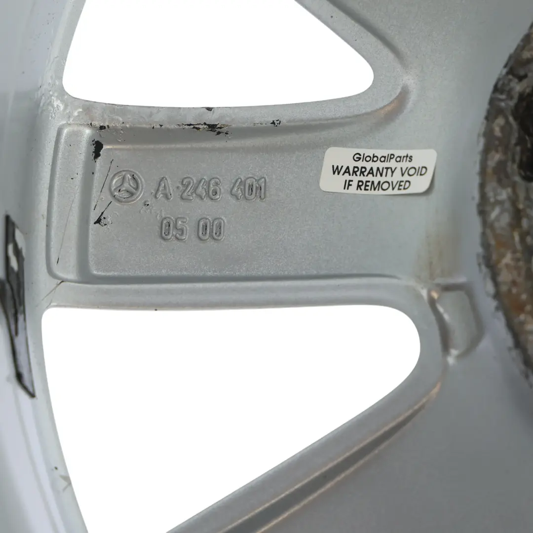 Leichtmetallfelge Silberne 10-Speichen 16" ET:49 6,5J für Mercedes W176 mit Teilenummer A2464010500 Mercedes W176 Leichtmetallfelge Silberne 10-Speichen 16" ET:49 6,5J - SKU A2464010500-1 - Teilenummer A2464010500