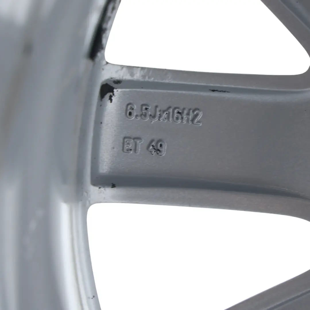 Leichtmetallfelge Silberne 10-Speichen 16" ET:49 6,5J für Mercedes W176 mit Teilenummer A2464010500 Mercedes W176 Leichtmetallfelge Silberne 10-Speichen 16" ET:49 6,5J - SKU A2464010500-1 - Teilenummer A2464010500