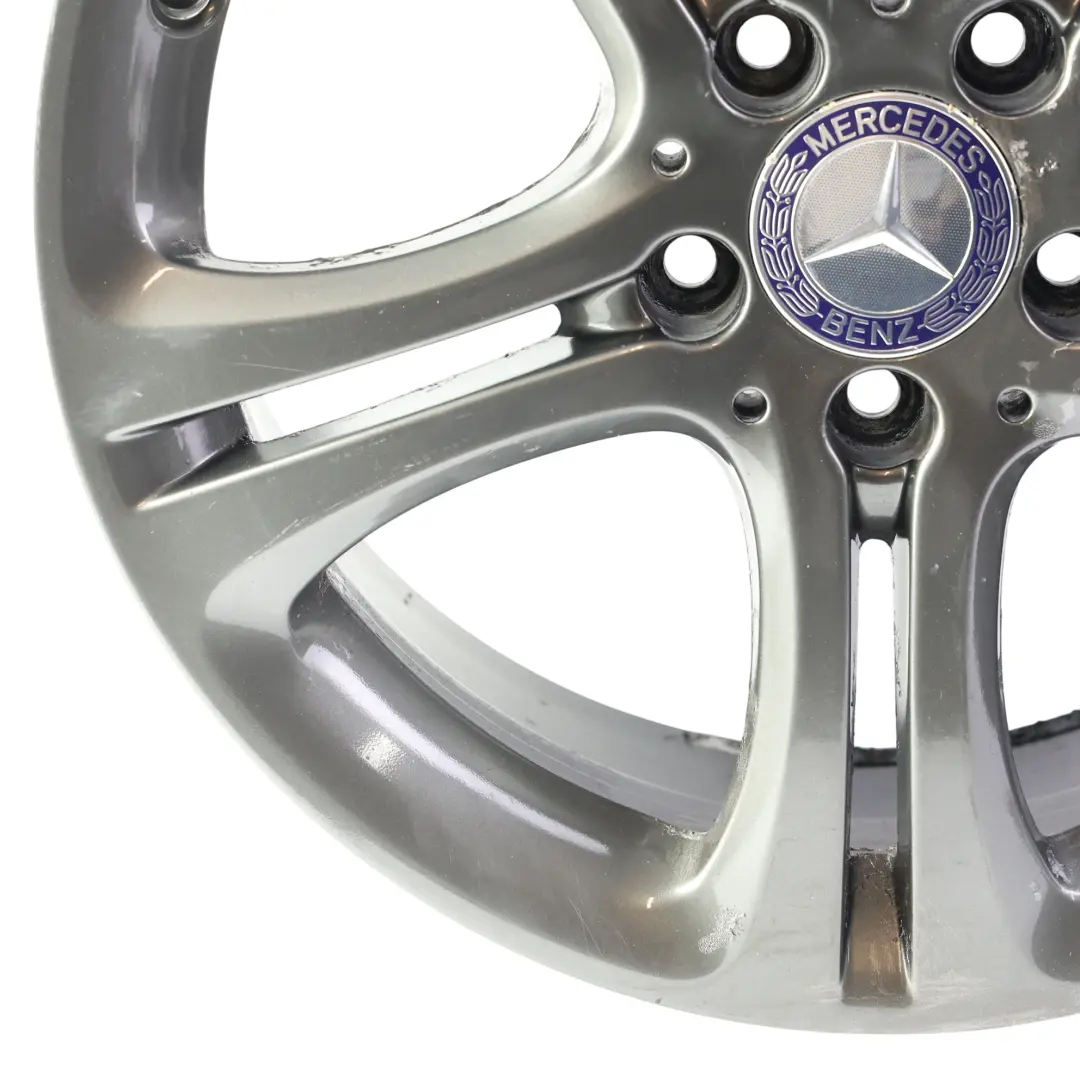  Cerchio Mercedes W176 W246 Grigio Lega 17" 7.5J ET:52.5 - SKU A2464011002-5 - Numero di parte A2464011002