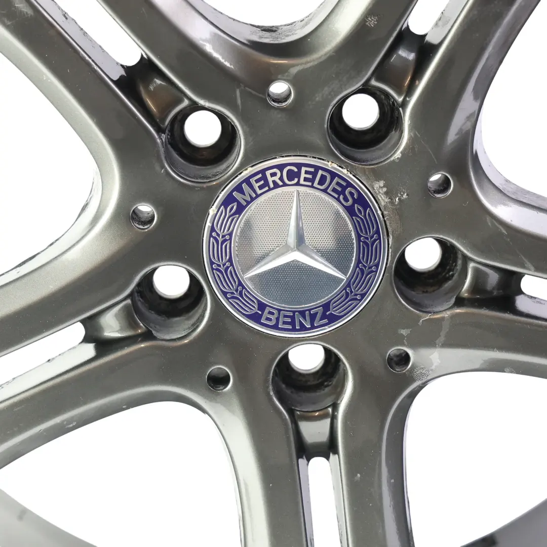  Cerchio Mercedes W176 W246 Grigio Lega 17" 7.5J ET:52.5 - SKU A2464011002-5 - Numero di parte A2464011002