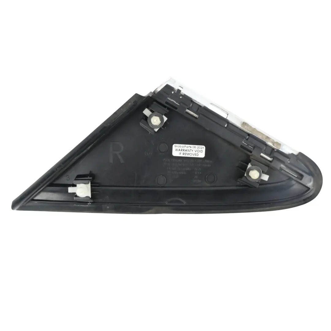 Exterior A Pillar Trim Traingle Cover Front Right O/S to Mercedes W246 with Part number A2466901887 Mercedes W246 Exterior A Pillar Trim Traingle Cover Front Right O/S - SKU A2466901887 - Part number A2466901887