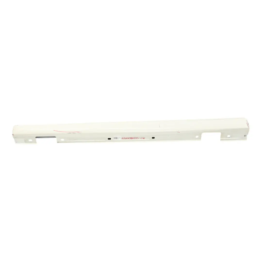 Minigonna laterale Mercedes W117 W176 W246 copriporta Bianco Calcite - 650 per con numero di parte A2466980554 Minigonna laterale Mercedes W117 W176 W246 copriporta Bianco Calcite - 650 - SKU A2466980554-CW - Numero di parte A2466980554