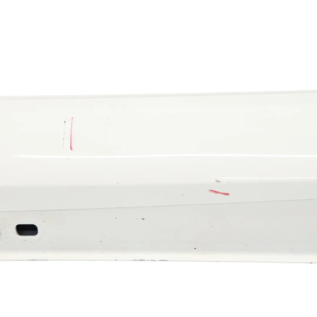  Minigonna laterale Mercedes W117 W176 W246 copriporta Bianco Calcite - 650 - SKU A2466980554-CW - Numero di parte A2466980554