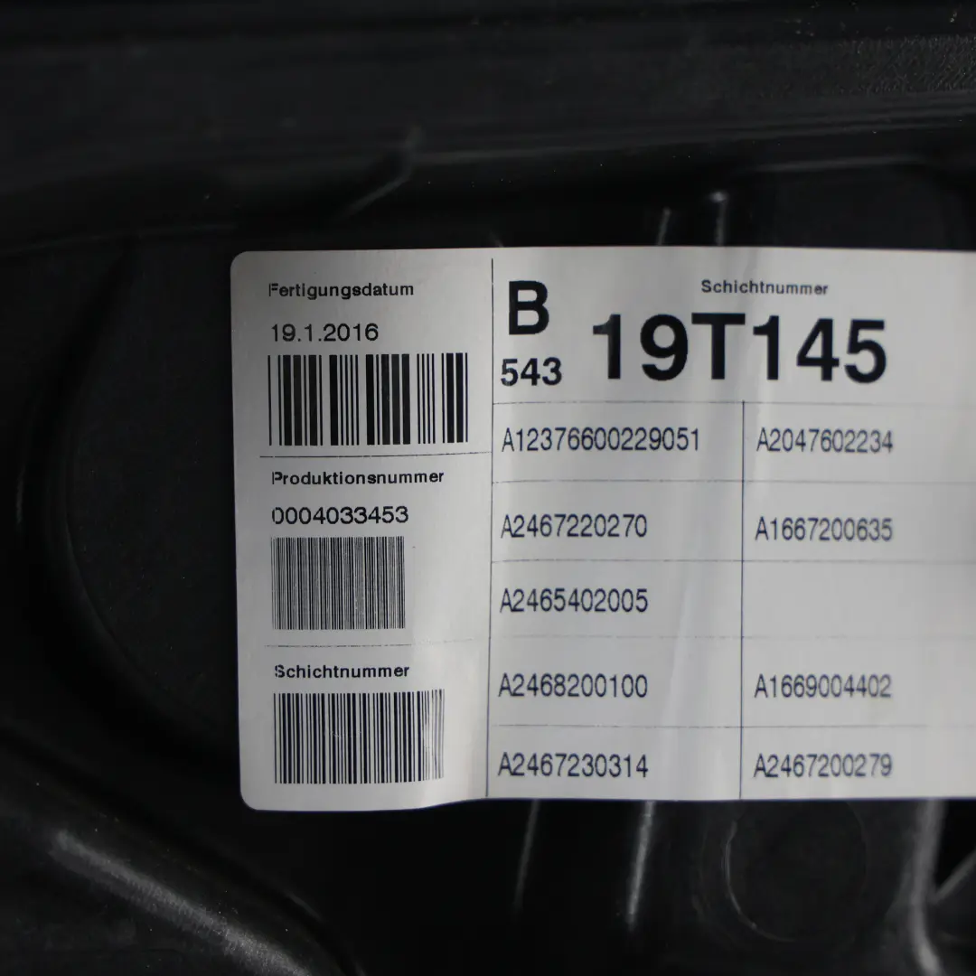 Mercedes W246 Door Card Window Regulator Speaker Front Right O/S - SKU A2467205800 - Part number A2467205800