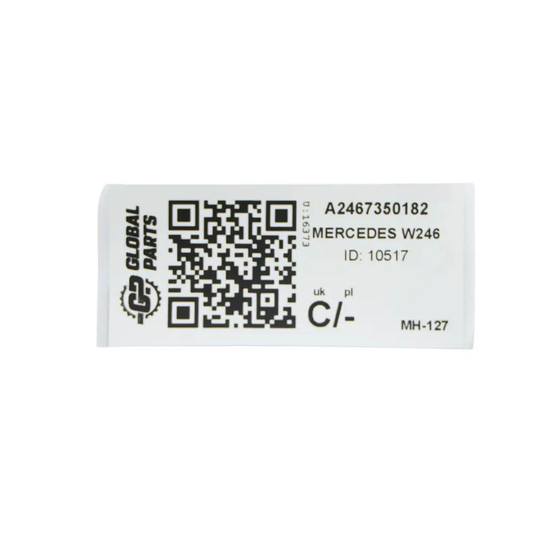 Mercedes W246 Tür Fensterdichtung Gummi Hinten Links - SKU A2467350182 - Teilenummer A2467350182