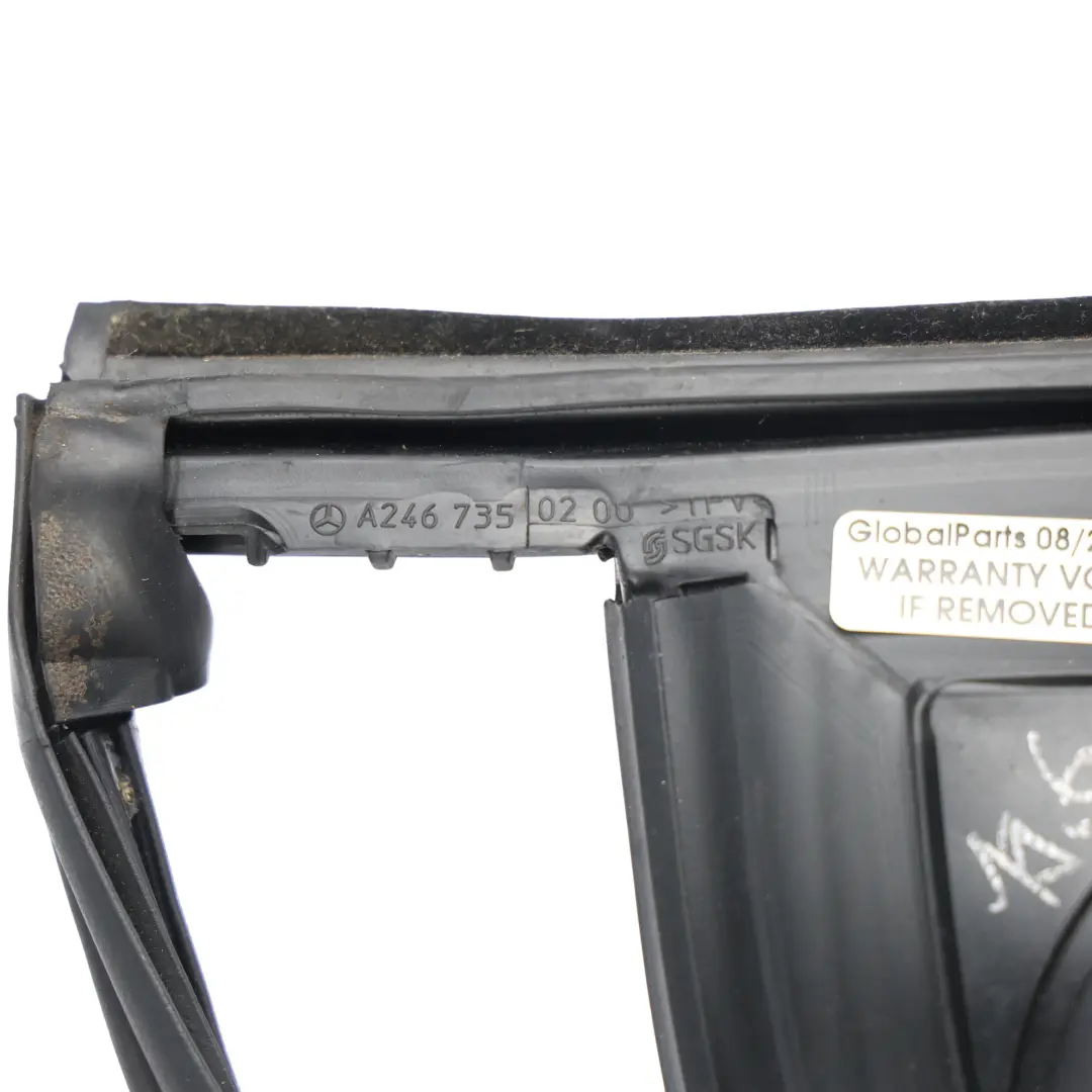 Mercedes W246 Uszczelka Ramki Drzwi Tylnych Prawych - SKU A2467350200 - Numer Części A2467350200