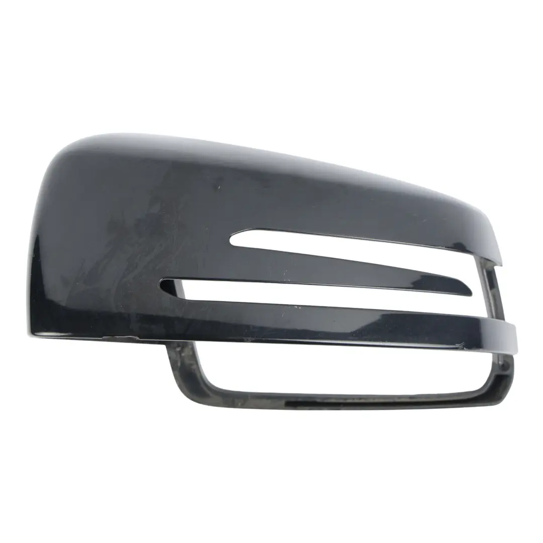 Mercedes C117 W176 W246 Spiegelabdeckung Gehäuse Links Kosmosschwarz 191 - SKU A2468110160-KB - Teilenummer A2468110160