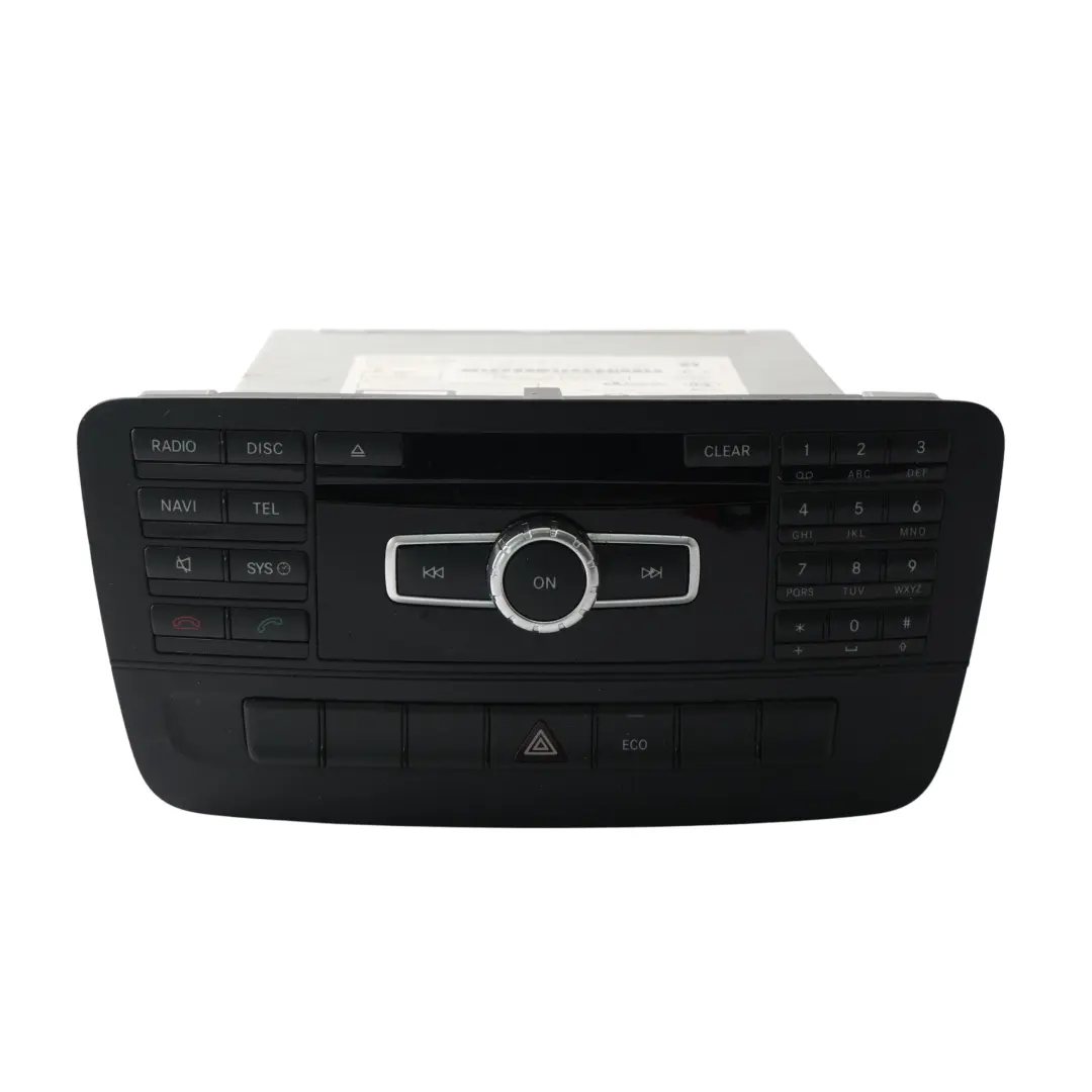 Mercedes X156 W176 W242 Radio Head Player Navigation Hazard Switch - SKU A2469009312-2 - Part number A2469009312